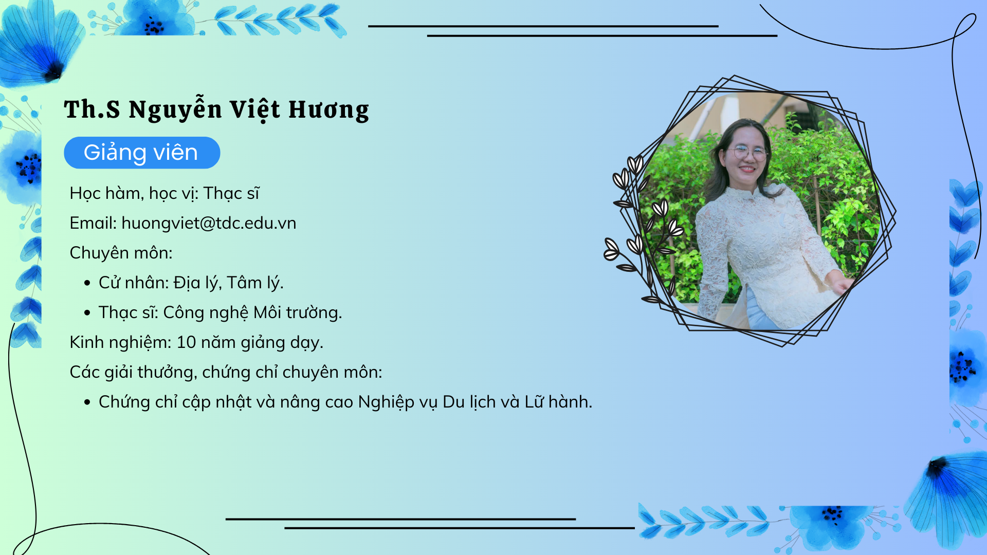 LỊCH TIẾP SINH VIÊN CỦA CVHT - NGUYỄN VIỆT HƯƠNG